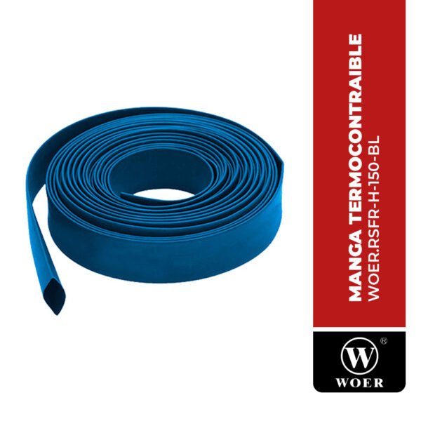 WOER.RSFR-H-150-BL MANGA TERMOCONTRAIBLE RSFR, 600V, Ø150MM, 2:1, AZUL