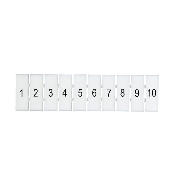 DEG.ZB5-H-1-10 MARCADOR P/ BORNERA ZB5, HORIZONTAL DEL 1-10, DEGSON