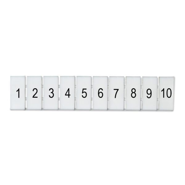 DEG.ZB6-H-1-10 MARCADOR P/ BORNERA ZB6, HORIZONTAL DEL 1-10, DEGSON