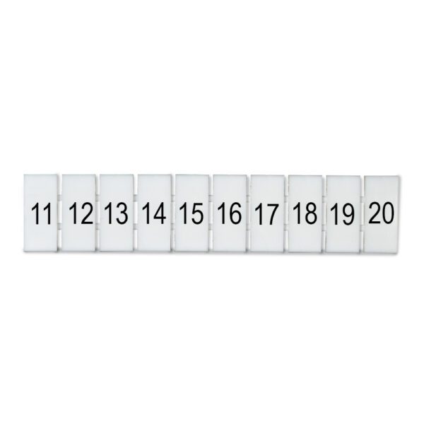 DEG.ZB6-H-11-20 MARCADOR P/ BORNERA ZB6, HORIZONTAL DEL 11-20, DEGSON