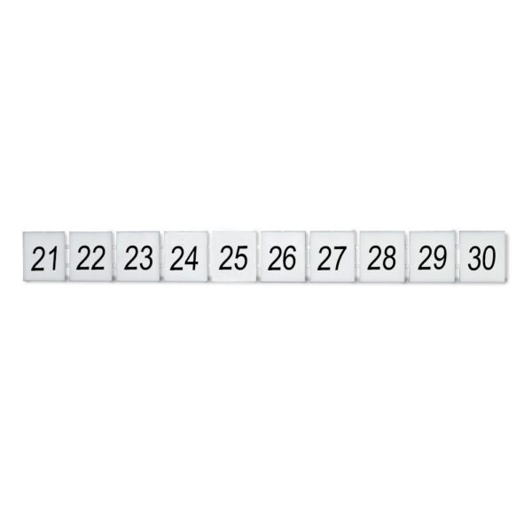 DEG.ZB10-H-21-30 MARCADOR P/ BORNERA ZB10, HORIZONTAL DEL 21-30, DEGSON