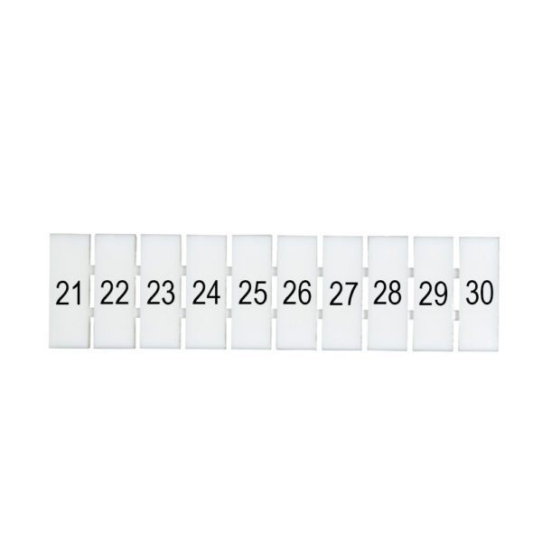 DEG.ZB5-H-21-30 MARCADOR P/ BORNERA ZB5, HORIZONTAL DEL 21-30, DEGSON