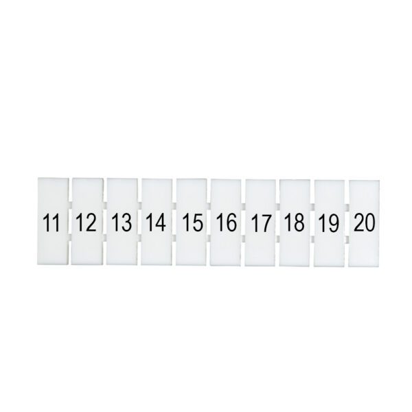 DEG.ZB5-H-11-20 MARCADOR P/ BORNERA ZB5, HORIZONTAL DEL 11-20, DEGSON