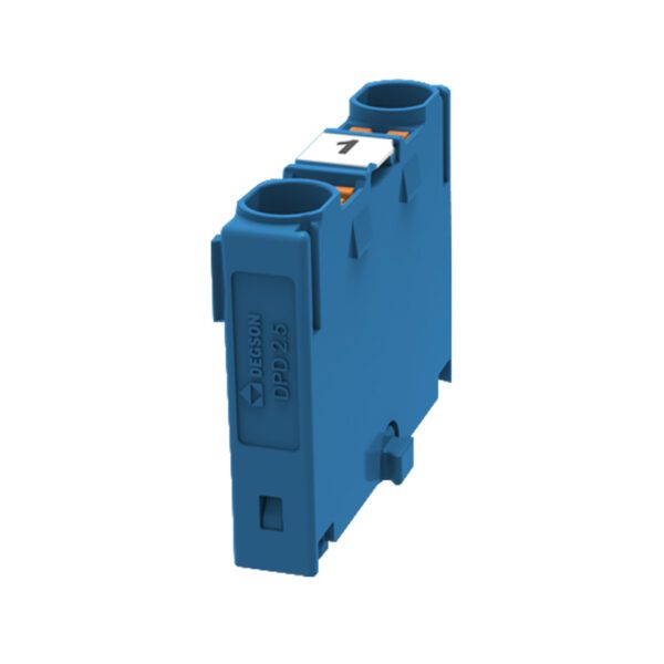 DEG.DPD2.5-02P-BU DPD2.5, BLOQUE DE 2 POLOS, COLOR AZUL, DEGSON