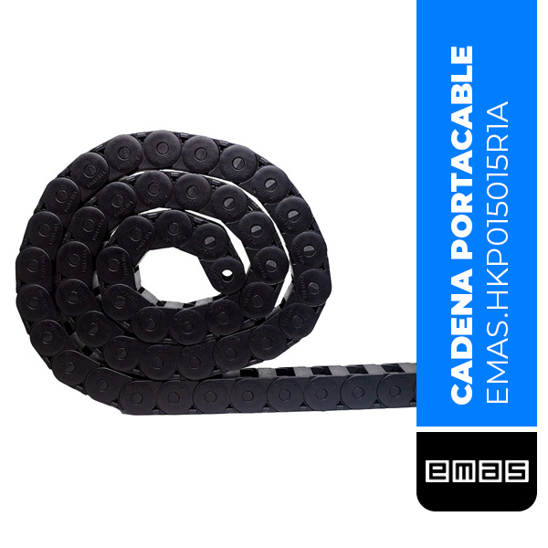 HKP015015R1A CADENA PORTACABLE, 25MM RADIO, TIPO ABIERTO X METRO