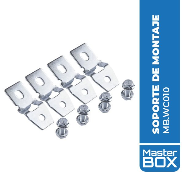 Sorporta de montaje en pared para armarios de acero, WC010