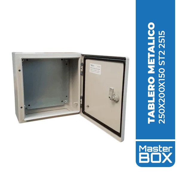 Tablero Metalico Para Adosar De 250X200X150 ST2 2515 mm C/Pb Ip66, IK10 Ral7035 MB.AE252015