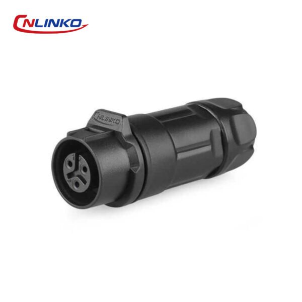 CONECTOR HEMBRA 3 PIN, M12, SERIE LP-12, IP67, CNLINKO