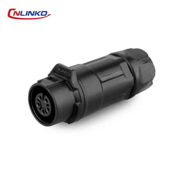 CONECTOR HEMBRA 5 PIN, M12, SERIE LP-12, IP67, CNLINKO