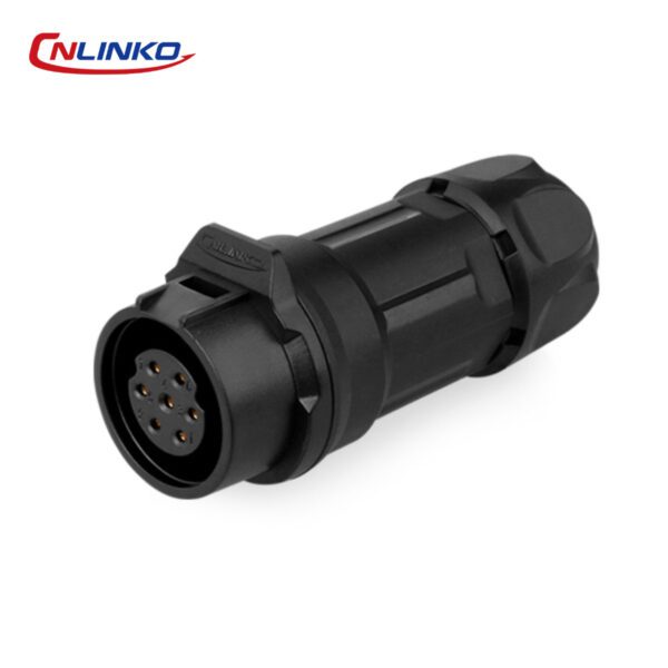 CONECTOR HEMBRA 7 PIN, M16, SERIE LP-16, IP67, CNLINKO