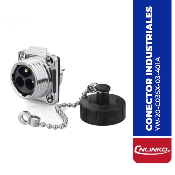 YW-20-C03SX-03-401A 3PIN MALE SOCKET