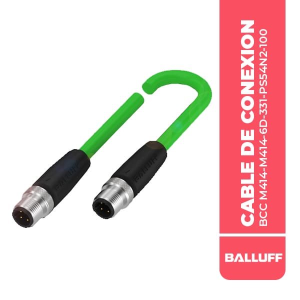 BCC0JEN CABLE DE CONEXION BCC M414-M414-6D-331-PS54N2-100