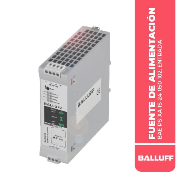 BAE00T4 FUENTE DE ALIMENTACIÓN BAE PS-XA-1S-24-050-102, ENTRADA 115 A 230VAC, SALIDA 24VDC, 5A