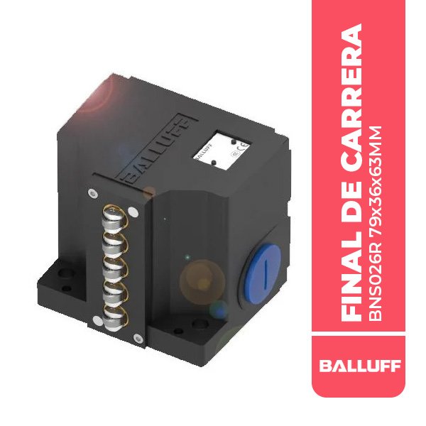BNS026R FINAL DE CARRERA, 79x36x63MM, BNS 819-B02-D12-61-12-10, IP67