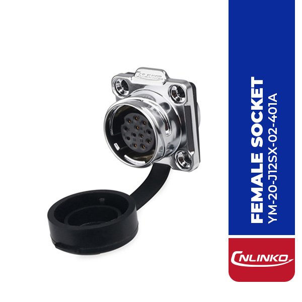 YM-20-J12SX-02-401A 12PIN FEMALE SOCKET