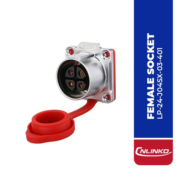 LP-24-J04SX-03-401 4PIN FEMALE SOCKET