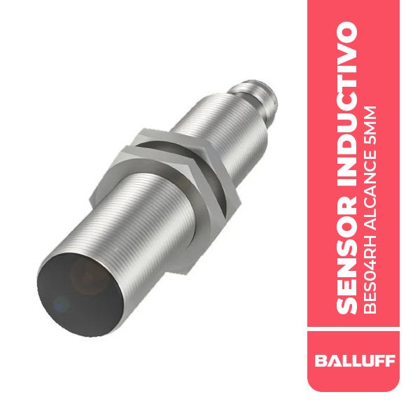 BES04RH	SENSOR INDUCTIVO, M18, Ø18x86MM, ALCANCE 5MM, PNP NA/NC, RASANTE, 2000HZ, CONECTOR M12 4P, 10-55VDC, IP68