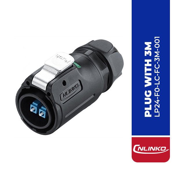 LP24-F0-LC-FC-3M-001 LC FIBER PLUG WITH 3M