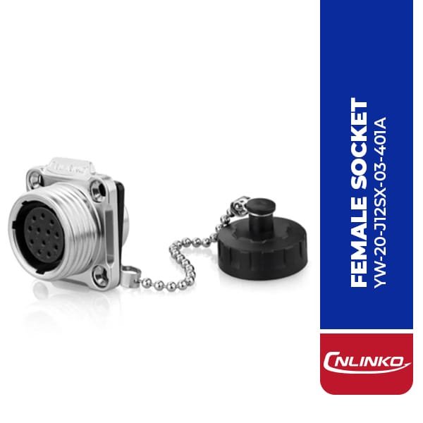 YW-20-J12SX-03-401A 12PIN FEMALE SOCKET