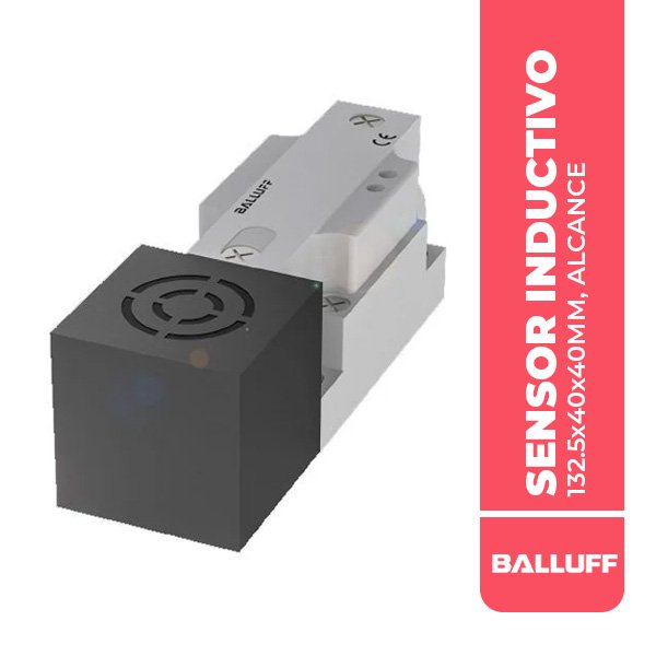BES0207 SENSOR INDUCTIVO 132.5x40x40MM, ALCANCE 30MM, CONECTOR M12 4P, N/RASANTE, PNP NA/NC, 60HZ, 10-55VDC, IP67