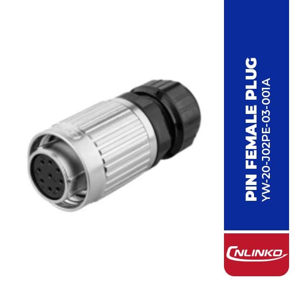 YW-20-J02PE-03-001A 2PIN FEMALE PLUG