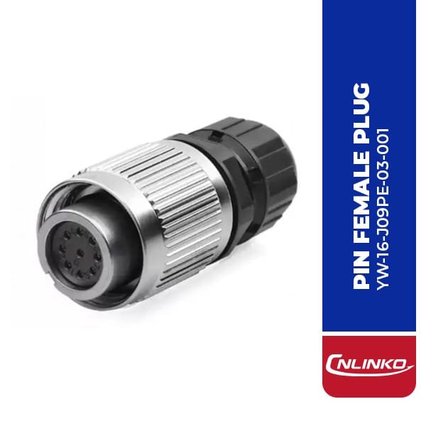 YW-16-J09PE-03-001 9PIN FEMALE PLUG