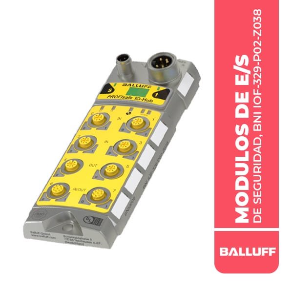 BNI0098 MODULOS DE E/S DE SEGURIDAD, BNI IOF-329-P02-Z038