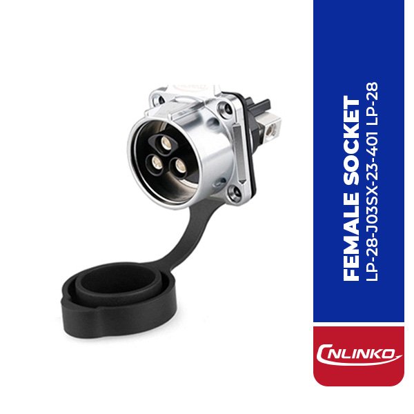 LP-28-J03SX-23-401 LP-28 3PIN FEMALE SOCKET