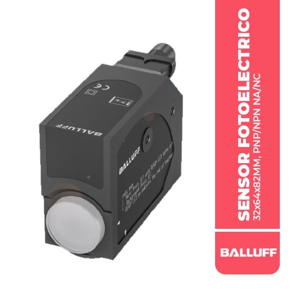 BKT0003 SENSOR FOTOELECTRICO, 32x64x82MM, PNP/NPN NA/NC TENSION 1-5.5V, ALCANCE 6-12MM, CONECTOR M12, 10-30VDC