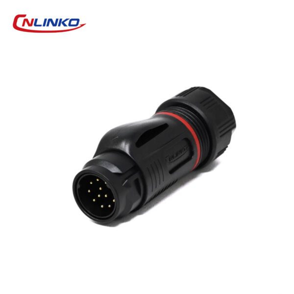 BD-20-C12PE-02-001A BD-20 12PIN MALE PLUG PLASTIC