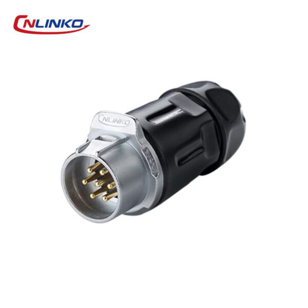 LP-20-C07PP-01-001 CONECTOR MACHO 7 PIN, M20, SERIE LP-20, IP67, COMPATIBLE CON LP-20-J07PE-01-021