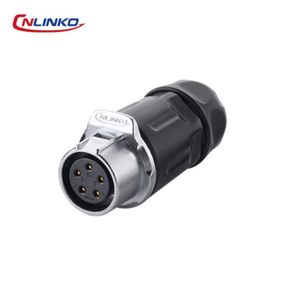 LP-20-J05PP-01-001 CONECTOR HEMBRA 5 PIN, M20, SERIE LP-20, IP67