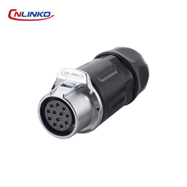 LP-20-J12PP-01-001 CONECTOR HEMBRA 12 PIN, M20, SERIE LP-20, IP67
