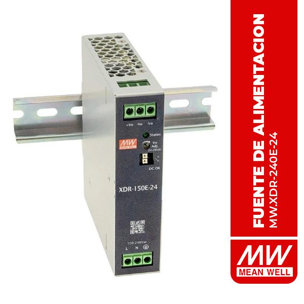 XDR-240E-24 FUENTE DE ALIMENTACION XDR, ENTRADA: 85-264VAC