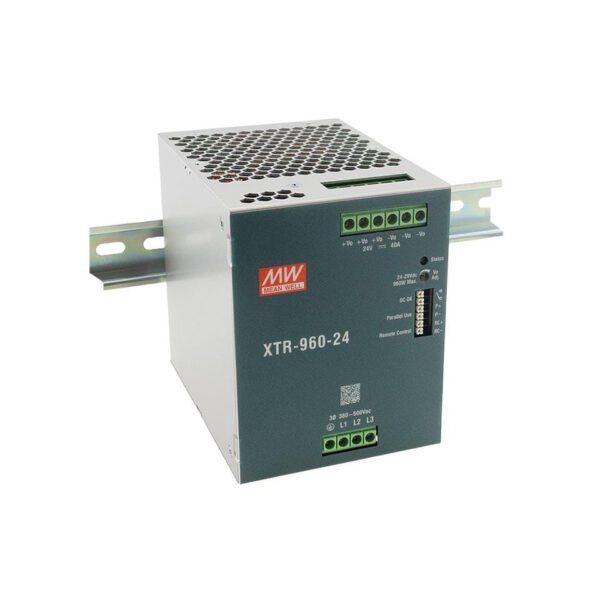 XTR-960-24 FUENTE DE ALIMENTACION XTR, ENTRADA: 320-600VAC, SALIDA: 24VDC / 40A (960W)