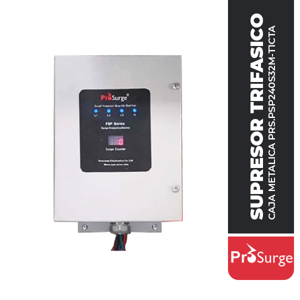 PSP240S32M-T1CTA SUPRESOR MONOFASICO 220VAC, 150 KA, TIPO 1, CAJA METALICA