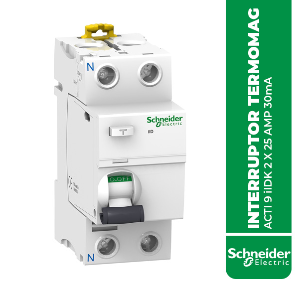 SE-IIDK-25-30 INTERRUPTOR DIFERENCIAL ACTI 9 iIDK 2 X 25 AMP 30mA