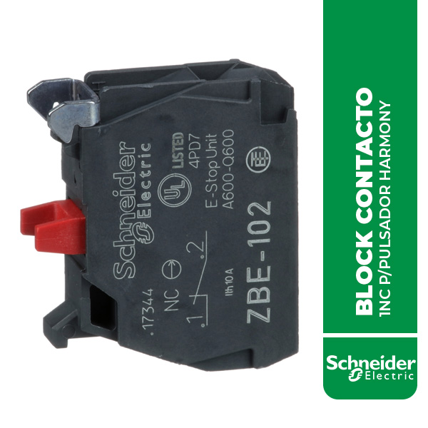 SE.ZBE102 BLOCK CONTACTO 1NC P/PULSADOR HARMONY