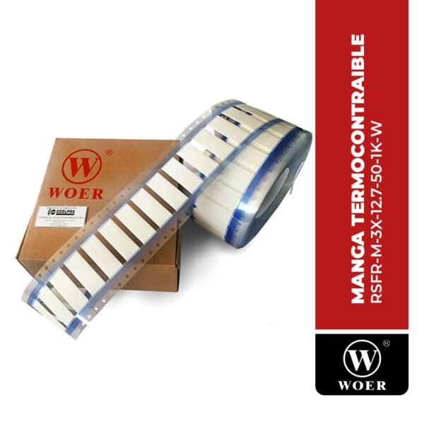 Marcador termocontraible - Woer RSFR-M-3X-12.7-50-1K-W