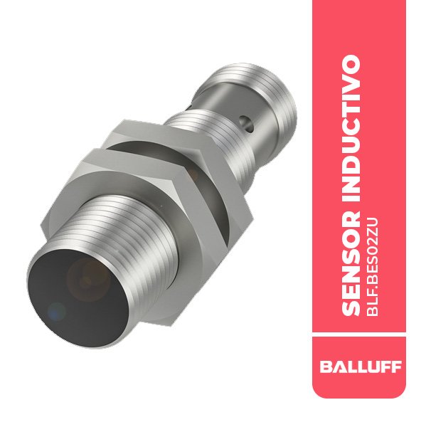 BLF.BES02ZU SENSOR INDUCTIVO, M12, Ø12x45MM, ALCANCE 4MM, NAMUR, CONECTOR M12 4P, 7.7-9VDC, BALLUFF