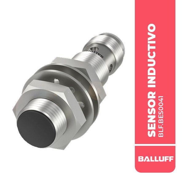BLF.BES0041 SENSOR INDUCTIVO DE PROXIMIDAD, Ø12x50MM, ALCANCE 3MM, SIN POLARIZAR CONTACTO NO, CONECTOR M12 4P, 10-36VDC, BALLUFF