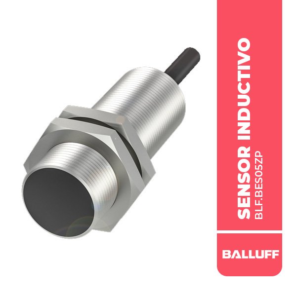 BLF.BES05ZP SENSOR INDUCTIVO M18, ALCANCE 10MM, BALLUFF