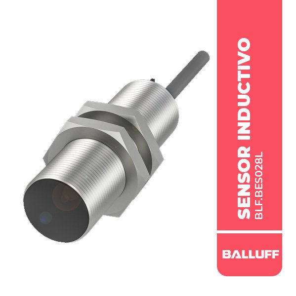 BLF.BES028L SENSOR INDUCTIVO, BES 516-211-E4-E-03, Ø 18 X 61.5 MM, 5MM, 3M, RASANTE, N/O, 2P, 250HZ, 20….250VAC,IP67, BALLUFF