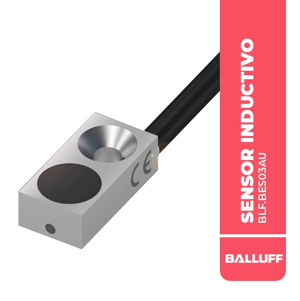 BLF.BES04F6 SENSOR INDUCTIVO 16x8x4.7MM, RASANTE, ALCANCE 2MM, PNP NA, CABLE 2M PUR, 10-30VDC, IP67, BALLUFF