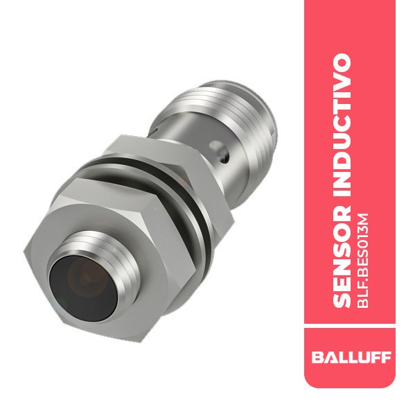 BLF.BES013M SENSOR INDUCTIVO, BES M08EC-PSC15B-S04G, Ø 8 X 33 MM, 1.5MM, RASANTE, PNP N/O, 4P, 3000HZ, 10….30 VDC,IP68, BALLUFF