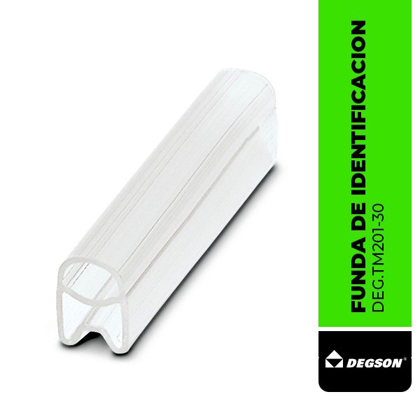 TM201-30 FUNDA DE IDENTIFICACION TM201 30MM, Ø1.5-2.5 MM / SECCION 0.25-1.5 mm², DEGSON
