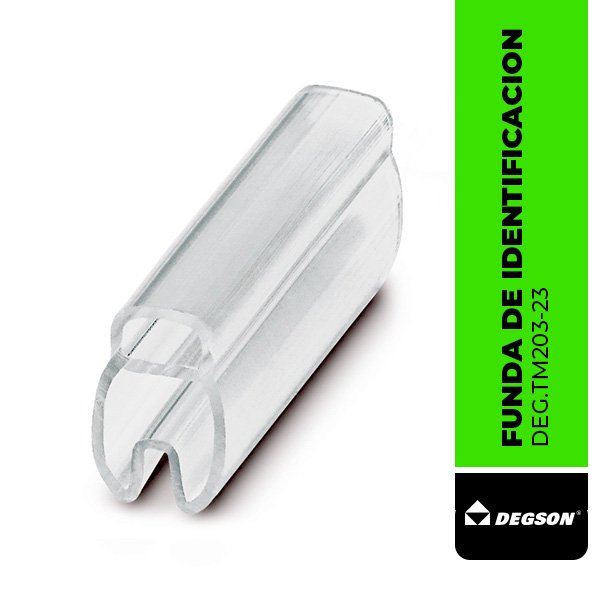 DEG.TM203-23 FUNDA DE IDENTIFICACION TM203 23MM, Ø4-7 MM / SECCION 2.5–10 mm², DEGSON