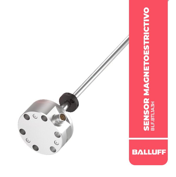BLF.BTL1A3H SENSOR MAGNETOESTRICTIVO, CONECTOR M16x0.75 8P, SALIDA DE CORRIENTE ANALOGICA 4-20MA, RANGO 200MM, IP67, BALLUFF