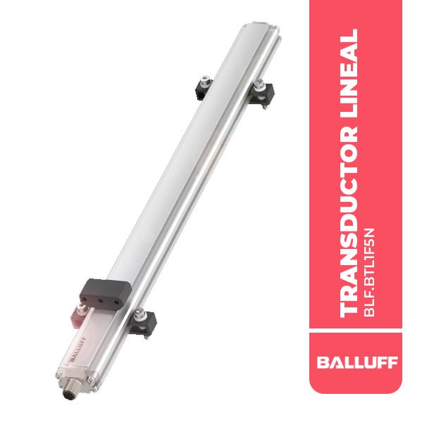 BLF.BTL1F5N TRANSDUCTOR LINEAL, BTL6-U110-M0100-PF-S4, CONECTOR, M12x1, 4 POLOS, RANGO 100MM, IP67, BALLUFF