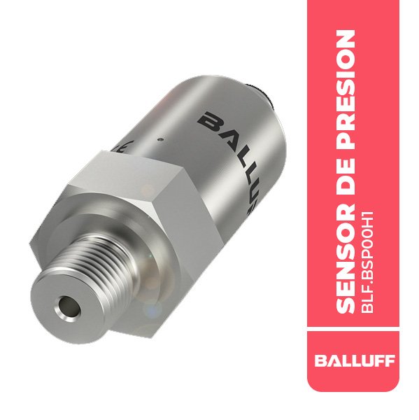BLF.BSP00H1 TRANSMISOR DE PRESION, 0…10 BAR, CONECTOR M12 4P, 8-32VDC, SALIDA CORRIENTE 4-20MA, IP67, BALLUFF